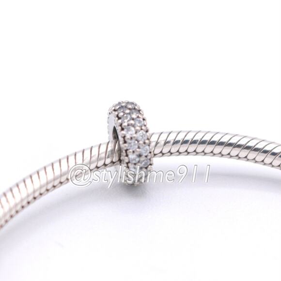 Authentic PANDORA Inspiration Within Spacer with Clear Zirconia - 791359CZ - Picture 4 of 8